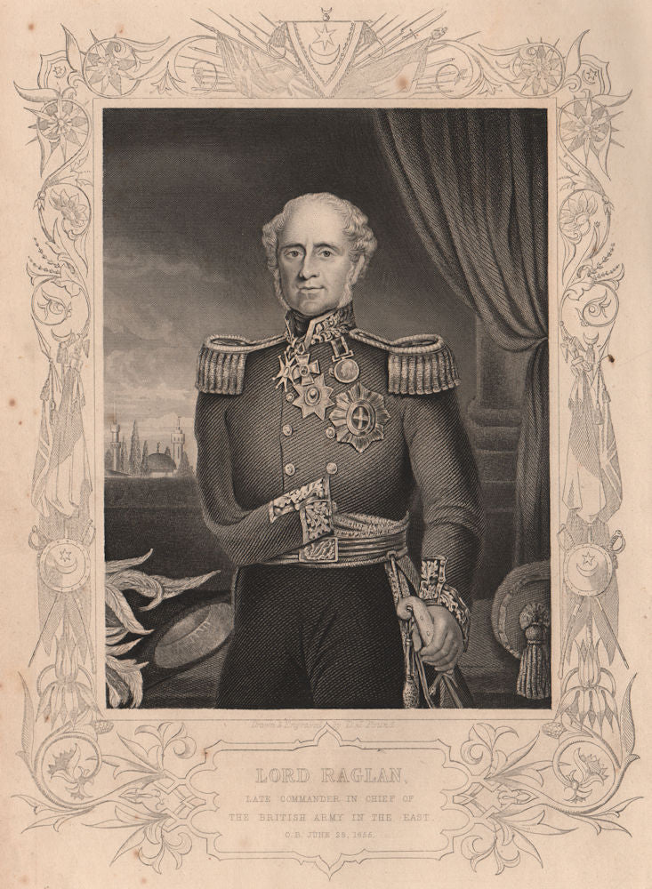 CRIMEAN WAR. Lord Raglan. Commander in chief of the British army. 1856 1860
